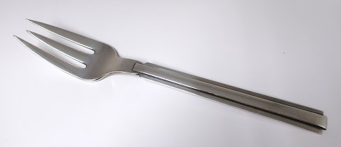 Hans Hansen. Silver cutlery. Arvesölv no. 18. Large meatfork. Length 23 cm.