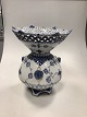 Danam Antik 
presents: 
Royal 
Copenhagen Blue 
Fluted Full 
Lace Large Vase 
No 1123