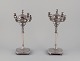 A pair of large 
and impressive 
Italian 
candlesticks in 
...