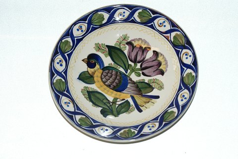 Alumina Faience Plate with Bird.