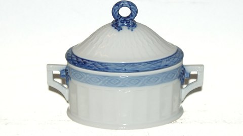 Royal Copenhagen Blue Fan, Sugar bowl with lid