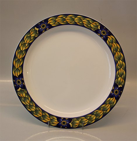 422 Chop platter / dish 12"/30 cm (1737422)
 Royal Copenhagen Faience Blue Pheasant Chr. Joachim Aluminia