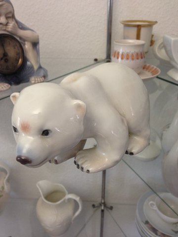 Royal Copenhagen Polar Bear Cub Figurine No 535