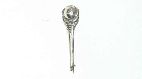 Art Nouveau brooch in silver