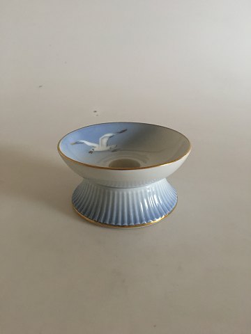 Bing & Grondahl Seagull with gold candleholder No 224 / 502