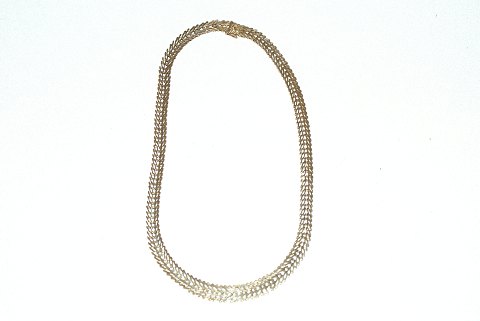 Gold Necklace with progressions 14 Carat Gold
