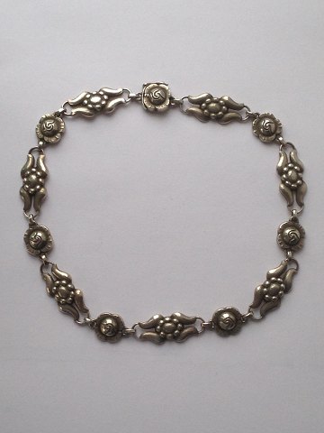 Georg Jensen Sterling Silver Necklace from 1945-1951 No 10