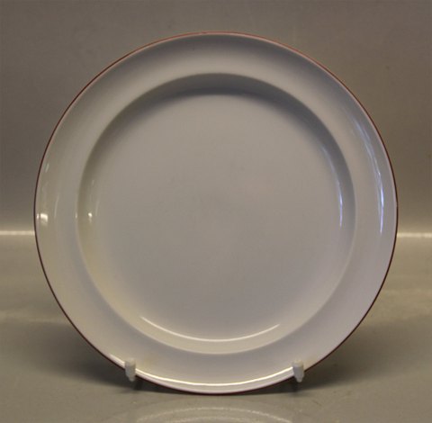 Red top 6295 Plate, flat 24 cm (624) Design Grethe Meyer Royal Copenhagen 
Porcelain
