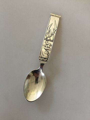 Icelandic Silver Spoon with ducks from JON