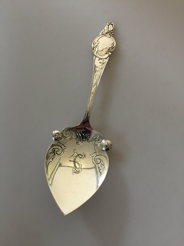 Icelandic Serving Spoon in Sterling Silver from 1951