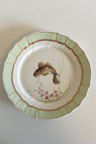 Royal Copenhagen Green Fish Plate No 919/1710