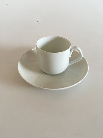 Bing & Grondahl Henning Koppel White Espresso Cup and Saucer No 463