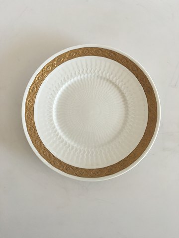 Royal Copenhagen Gold Fan Dessert Plate No 11521