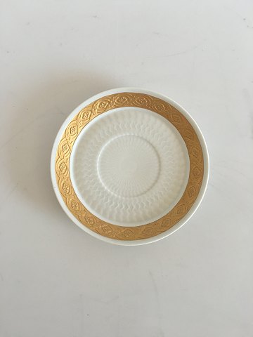 Royal Copenhagen Gold Fan Saucer No 11545