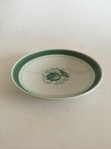 Royal Copenhagen Green Tranquebar Serving Bowl / Cake Tray No 936