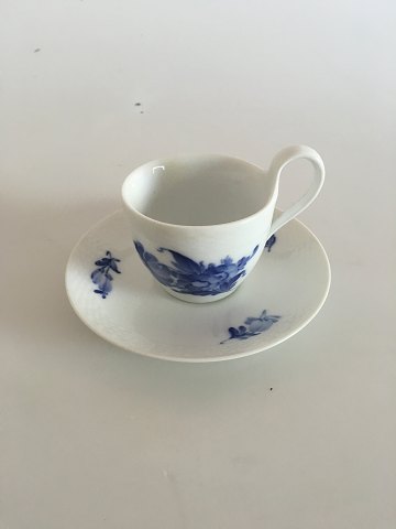 Royal Copenhagen Blue Flower Braided Coffee Cup and Saucer No 8193
