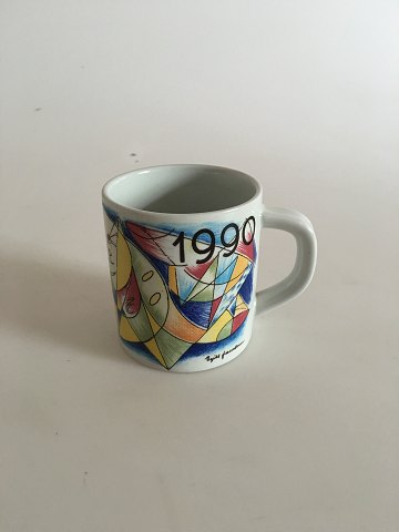 Royal Copenhagen Small Annual Mug 1990
