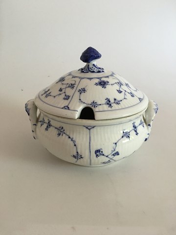 Royal Copenhagen Blue Fluted Plain Round Tureen with Lid No 220