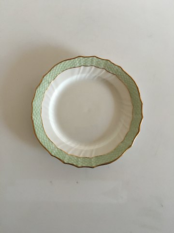 Royal Copenhagen Green Curved Side Plate No 1626