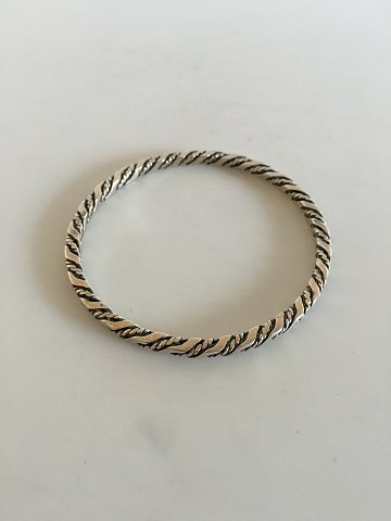 Georg Jensen Sterling Silver Bangle Bracelet No 17B