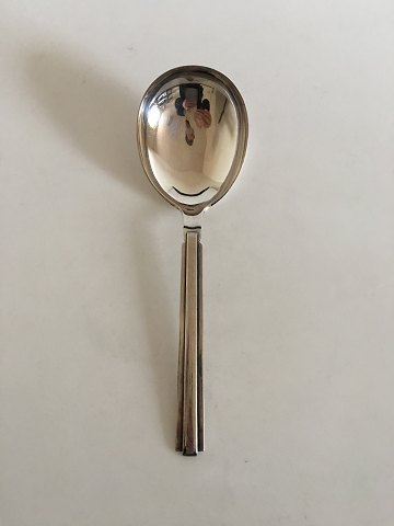Hans Hansen Arvesølv No 18 Sterling Silver Large Serving Spoon