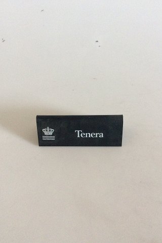 Royal Copenhagen Dealer Advertising Sign in Plastic "Tenera"