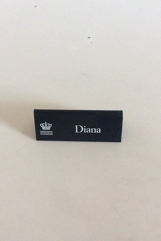 Royal Copenhagen Dealer Advertising Sign in Plastic "Diana"