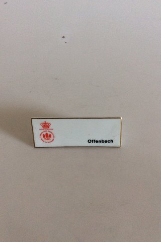Bing & Grøndahl Dealer Advertising Sign "Offenbach"