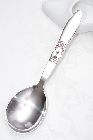 Georg Jensen silver Flatware Cactus Serving spoon