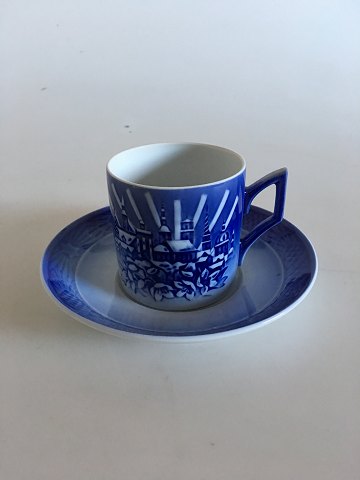 Royal Copenhagen Christmas Cup and Saucer 2008