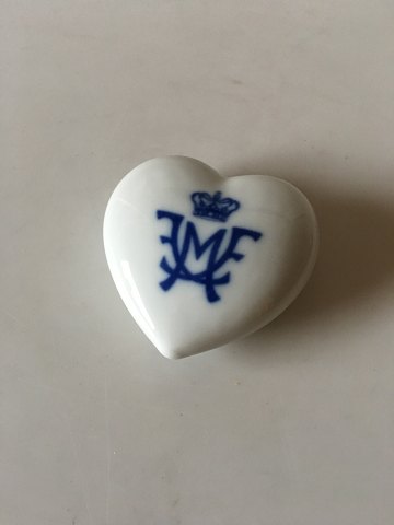 Royal Copenhagen Porcelain Heart made for Guests at the Danish Royal Wedding in 
2004