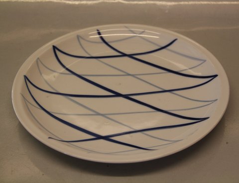 Luncheon plate, flat rim 20.4 cm Dan-Ild 40 Blue Flame Harlequin