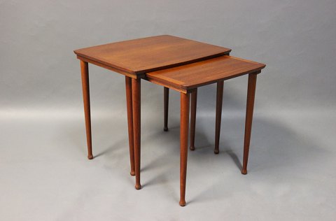 A set of side tables - Teak - Furniture intarsia - 1960