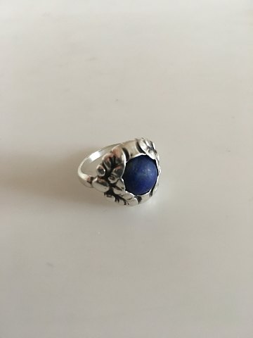 Georg Jensen Sterling Silver Ring with Lapis Lazuli No 11B