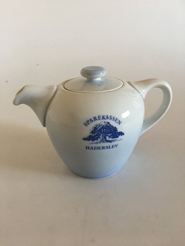 Bing & Grondahl "Hotel" Sparekassen Haderslev Small Teapot No 3054