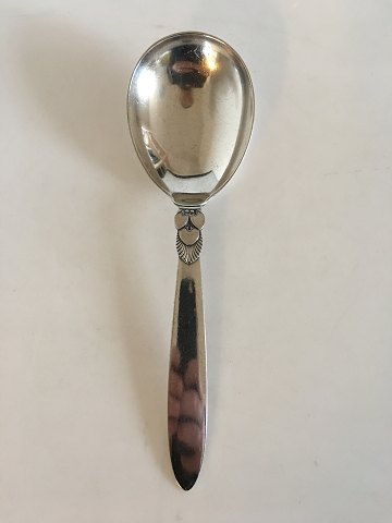 Georg Jensen Cactus Sterling Silver Serving Spoon, small No 115
