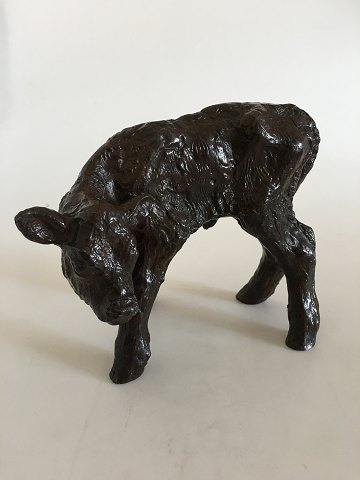 Gudrun Lauesen Bronze Figurine of Calf No 2405 from Just Andersen