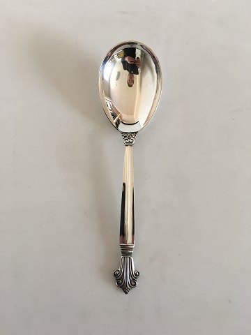Georg Jensen Sterling Silver Acanthus Compote Spoon No 161