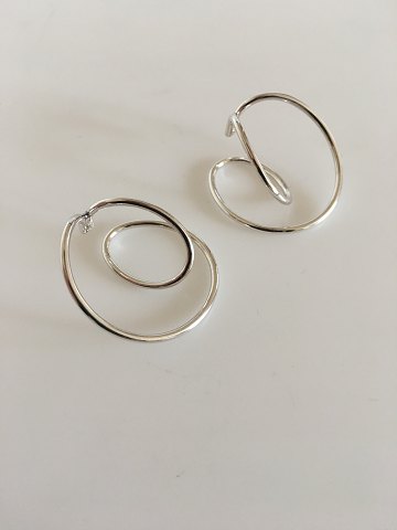 Georg Jensen Sterling Silver Earrings by Allan Scharff