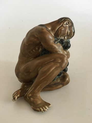 Kai Nielsen Bing & Grondahl Stoneware Figurine of Man with Grapes no. 51C/4024