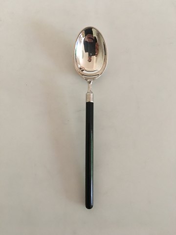 Hans Hansen Amalie Tea Spoon / Child Spoon in Sterling Silver with Black Plast 
Handle