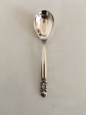 Georg Jensen Acorn Sterling Silver Jam Spoon No 163