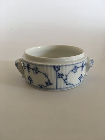 Royal Copenhagen Blue Fluted Plain Butter Jar No. 398 (without lid)