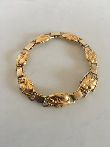 Evald Nielsen 18K Gold Bracelet
