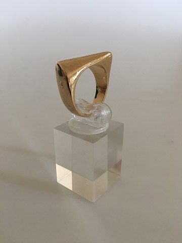 Georg Jensen 18K Gold Ring No 1141 by Henning Koppel