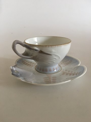 Bing & Grondahl Heron Service Tea Cup with Saucer