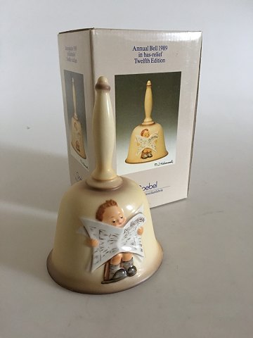Hummel Annual Bell 1989 in bas-relief. Twelfth Edition 1978-1992. Goebel 
Porcelain Germany.