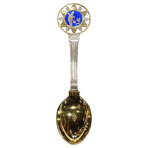 A. Michelsen; Christmas spoon 1936, design Ebbe Sadolin