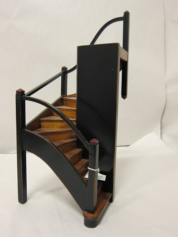 Model staircase 
Model staircase made of wood with paint 
Very beautiful and decorative and with all the details
H: 39cm, W: 16-17cm