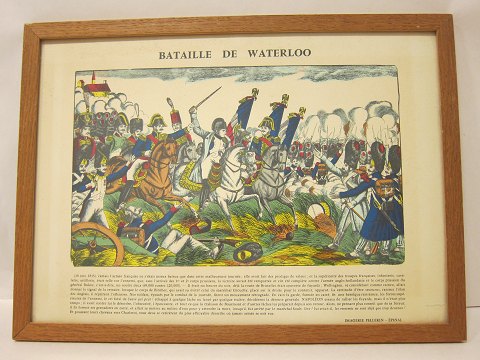 Print, The battle by Waterloo
Bataille de Waterloo